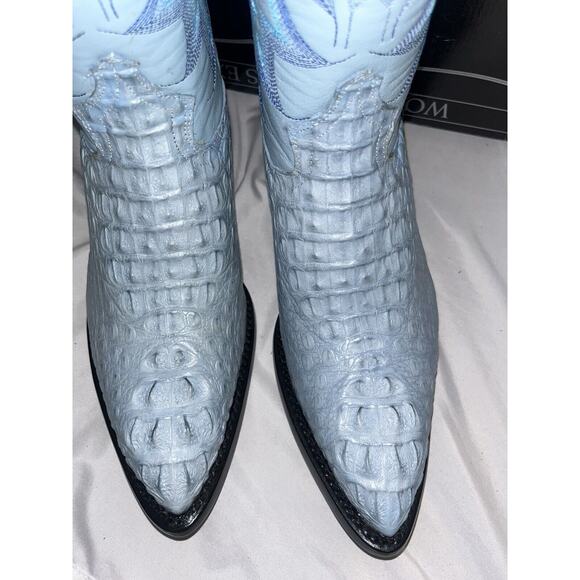COPY - N.O.S. ⭐ MONTENEGRO ⭐ HORNBACK ⭐WOMENS SZ 8⭐ CAIMAN ⭐ RARE ⭐ WESTERN⭐ BO… - Picture 3 of 7